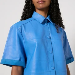 Stella Nova Panelled Leather Shirt 10 Stella Nova Panelled Leather Shirt -The Hut 15343110 6065149644063843