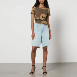 Good American Slim Fitted Cotton-Jersey T-Shirt 9 Good American Slim Fitted Cotton-Jersey T-Shirt -The Hut 15350071 1065149386382695