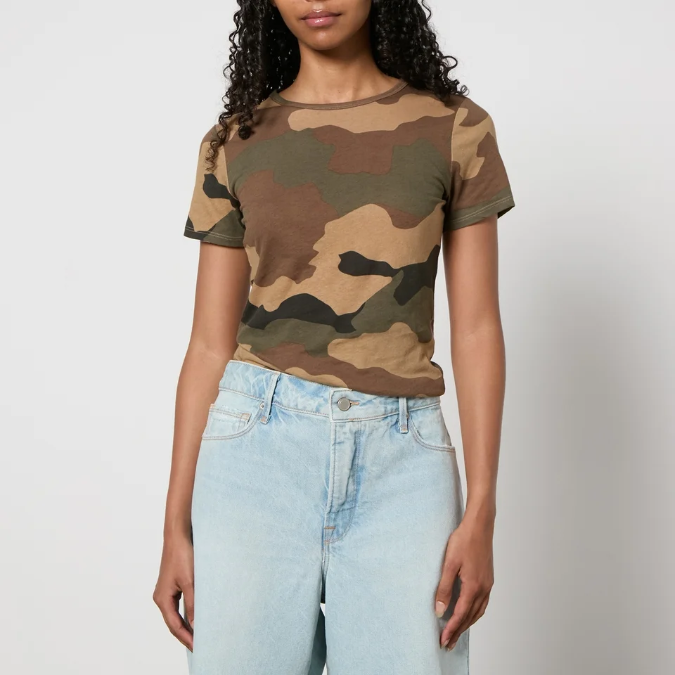 Good American Slim Fitted Cotton-Jersey T-Shirt 3 Good American Slim Fitted Cotton-Jersey T-Shirt