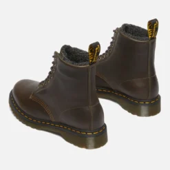Dr. Martens Men's 1460 Faux Fur-Lined Leather Boots -The Hut 15352582 8835185437731199