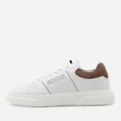 The Hut 28 Valentino Men's Stunny Leather Cupsole Trainers