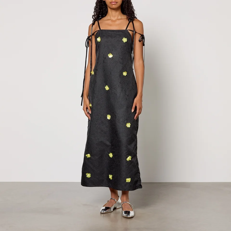 Sister Jane Fanciful Flower Cloqué Midi Dress 3 Sister Jane Fanciful Flower Cloqué Midi Dress