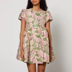 Sister Jane Mountain Song Jacquard Mini Dress