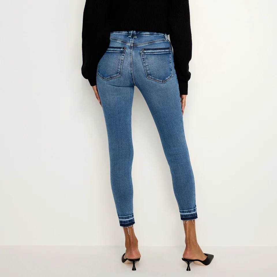 Good American Good Waist Cropped Denim Jeans 4 Good American Good Waist Cropped Denim Jeans - Image 2