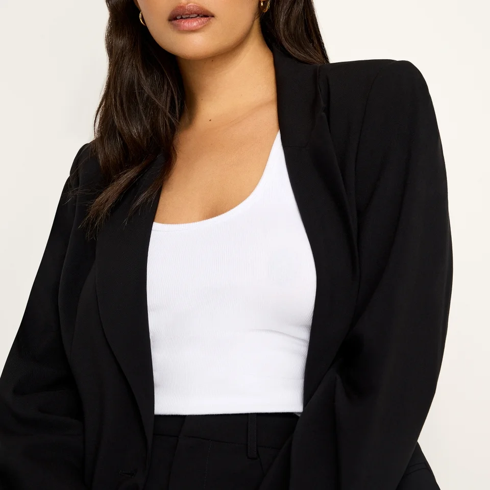 Good American Suiting Woven Oversized Blazer 6 Good American Suiting Woven Oversized Blazer - Image 4