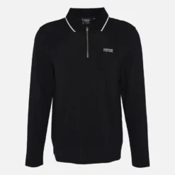 Barbour International Hampstead Cotton Long Sleeved Polo Shirt -The Hut 15427419 7605189349242070