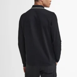 Barbour International Hampstead Cotton Long Sleeved Polo Shirt -The Hut 15427419 9045189349168402