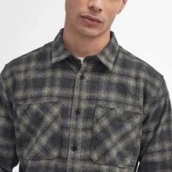 Barbour International Dulwich Brushed Cotton Check Long Sleeved Shirt -The Hut 15427420 1905189349474942