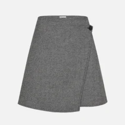 Leveté Room Ikki Recycled Wool-Blend Skirt -The Hut 15596962 3815193241102215