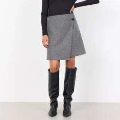 Leveté Room Ikki Recycled Wool-Blend Skirt