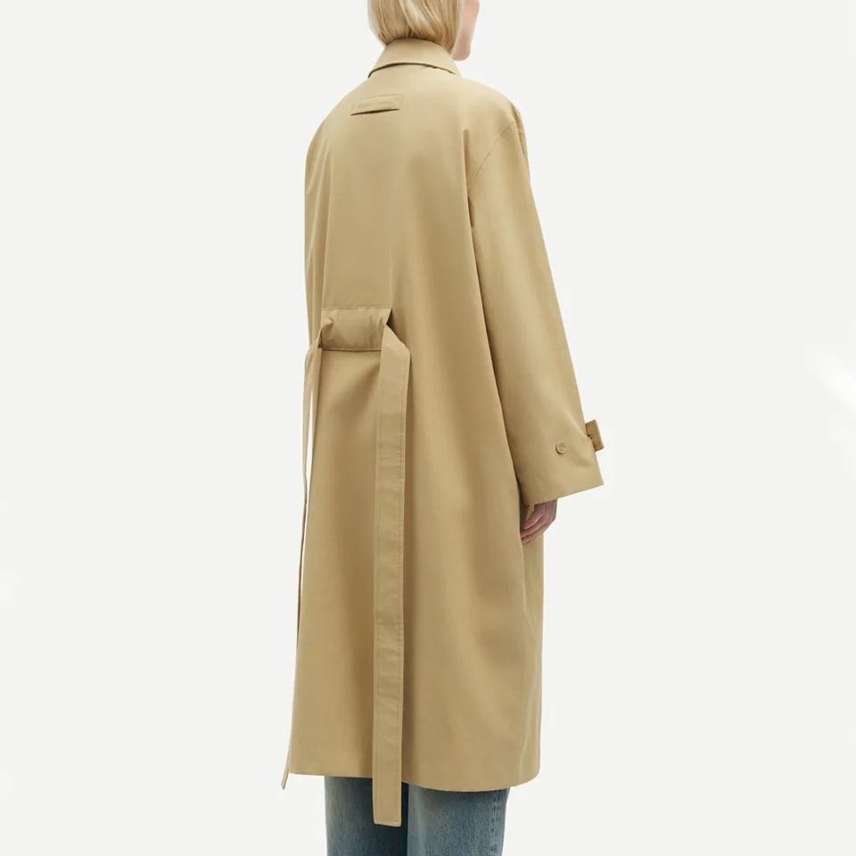 Samsøe Samsøe Sarooney Gabardine Trench Coat 4 Samsøe Samsøe Sarooney Gabardine Trench Coat - Image 2