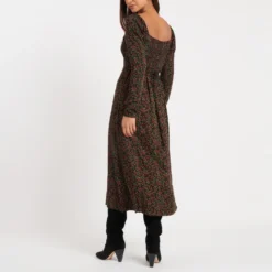 Nobody's Child Abby Floral-Print Midi Crepe Dress -The Hut 15634777 1145211094315971