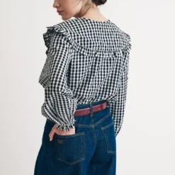 Nobody's Child Jennifer Cotton Seersucker Blouse 7 Nobody's Child Jennifer Cotton Seersucker Blouse -The Hut 15634786 7975211094961652