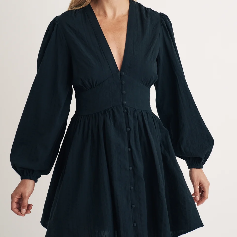 Nobody's Child Starlight Cotton-Poplin Mini Dress 5 Nobody's Child Starlight Cotton-Poplin Mini Dress - Image 3