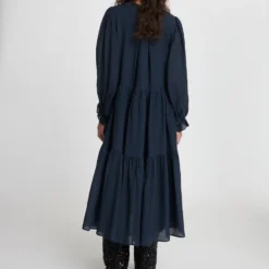 Stella Nova Crispy Woven Midi Dress -The Hut 15639879 2135200178670912