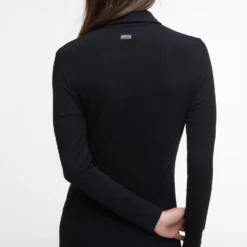 Barbour International Della Ribbed-Jersey Maxi Dress -The Hut 15855887 9885228952552021