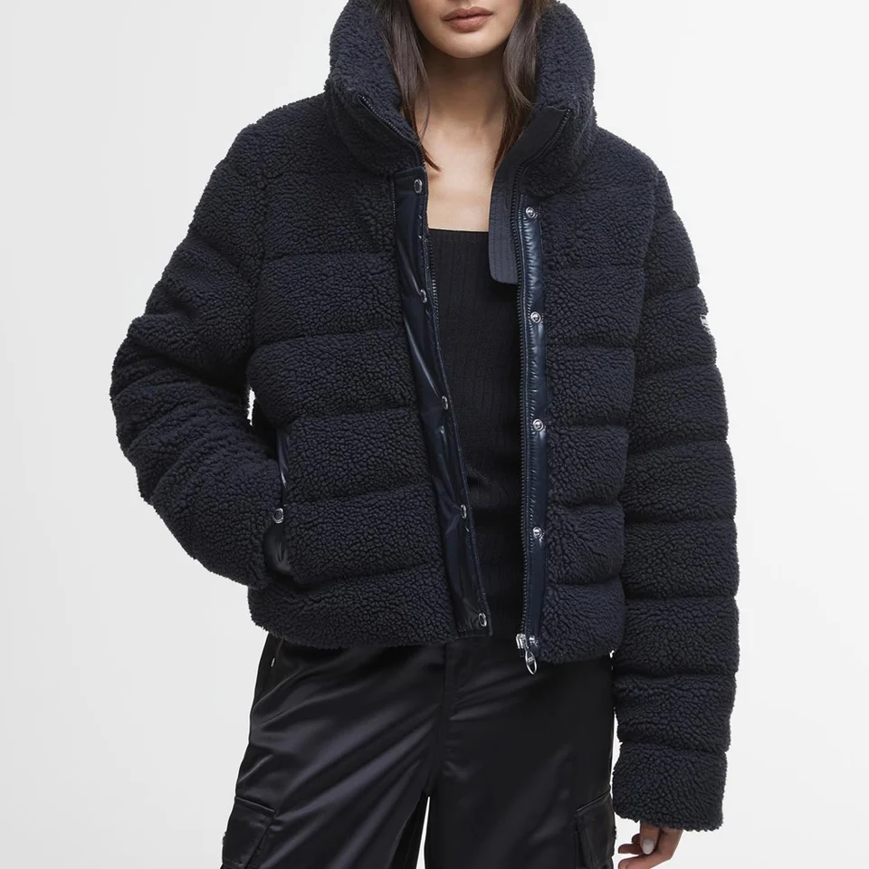 Barbour International Franchesca Quilted Sherpa Jacket 3 Barbour International Franchesca Quilted Sherpa Jacket